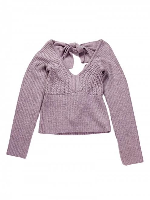 Honey mi Honey (ハニーミーハニー）double ribbon cable knit 21秋冬