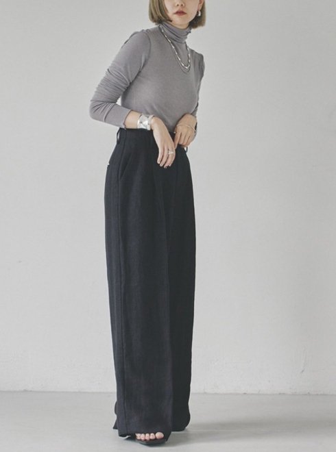 TODAYFUL (トゥデイフル）Tuck Linen Trousers☆ 23春夏【12210707