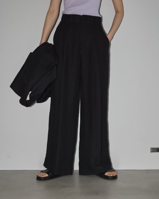 TODAYFUL (トゥデイフル）Tuck Linen Trousers☆ 23春夏【12210707