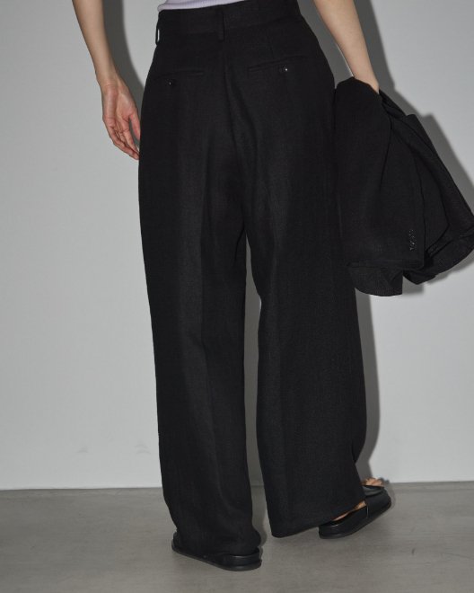 TODAYFUL (トゥデイフル）Tuck Linen Trousers☆ 23春夏【12210707