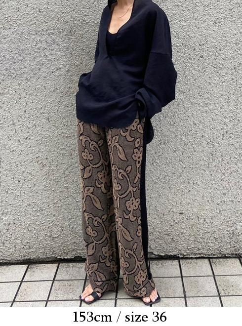 日本人気超絶の TODAYFUL Jacquard 36 Roughpants Leaf カジュアル