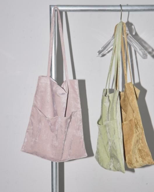 TODAYFUL (トゥデイフル）Velvet Tote Bag ☆ 22春夏3【12211012