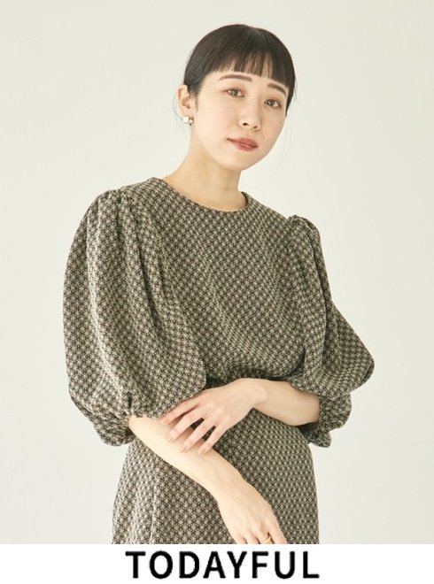 todayful Komon Puff Blouse - シャツ/ブラウス(七分/長袖)