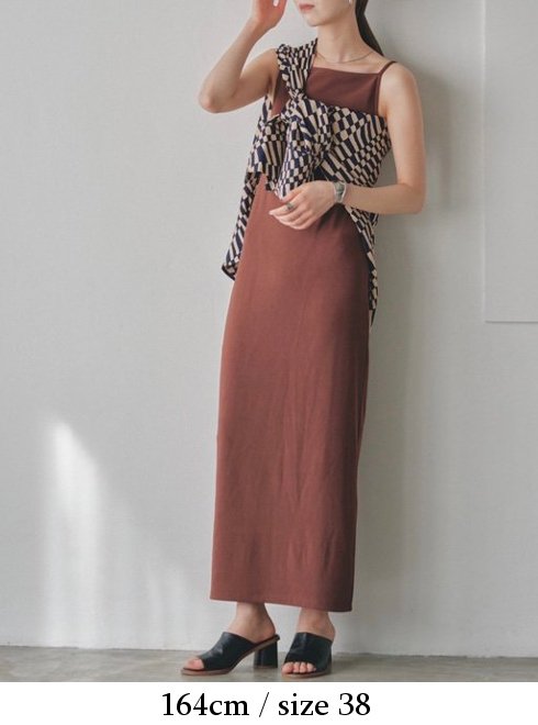 TODAYFUL (トゥデイフル）Backopen Pencil Dress ☆ 23秋冬【12210307