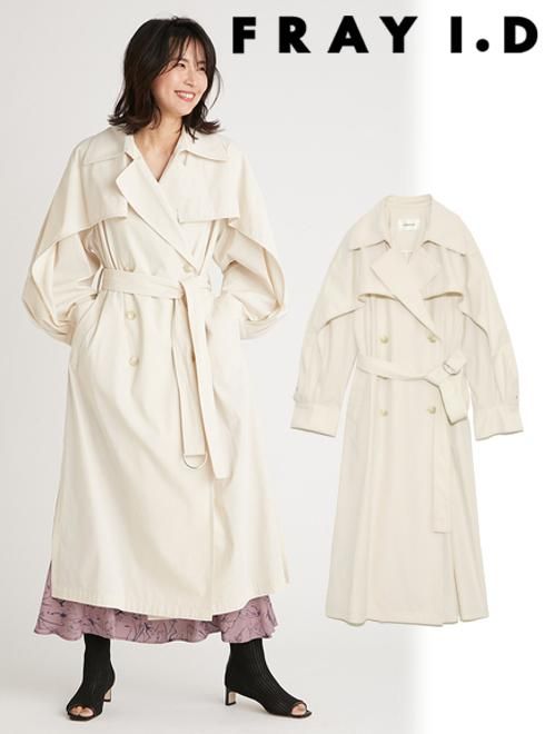 Fray I D フレイアイディー フリルボリューム袖トレンチ 22春夏 Fwfc トレンチコート 通販セレクトショップ Heartyselect Todayful Snidel Celford Converse Enasoluna等正規取扱 大阪枚方くずは Fray I D フレイアイディー フリルボリューム袖トレンチ 22春夏 Fwfc トレンチコート 通販セレクトショップ Heartyselect Todayful Snidel Celford Converse Enasoluna等正規取扱 大阪枚方くずは