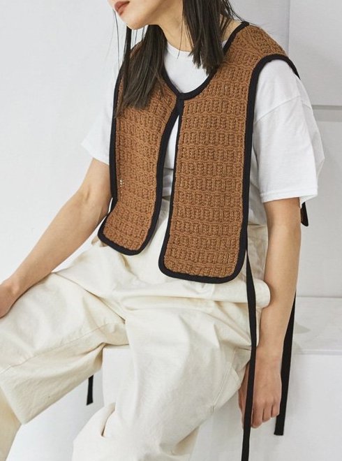 ベスト/ジレ 【美品】'22 完売 TODAYFUL Cordyarn Piping Vest