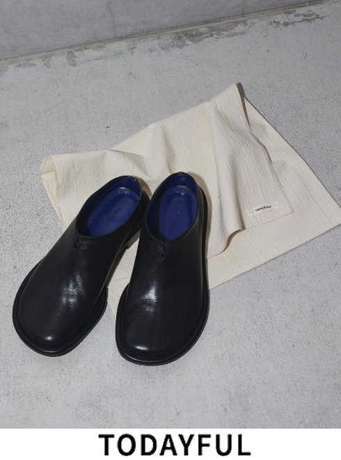TODAYFUL トゥデイフルSlide Leather Shoes  秋冬