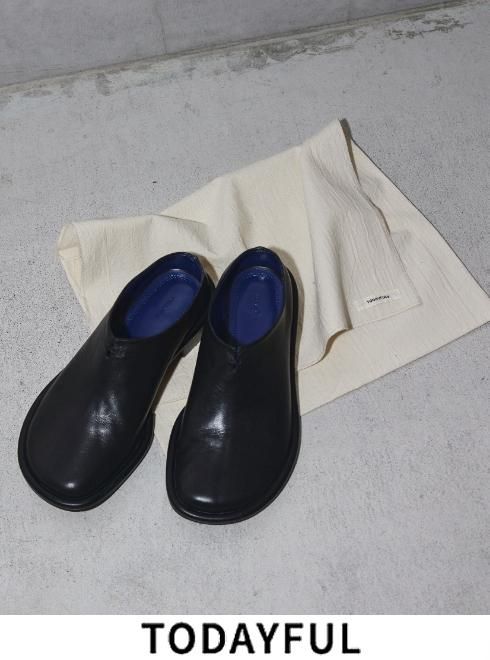 TODAYFUL (トゥデイフル）Slide Leather Shoes ★ 23秋冬予約【12221010 12311015】フラットシューズ 　 入荷時期：5月下旬〜 - 通販セレクトショップ HeartySelect |