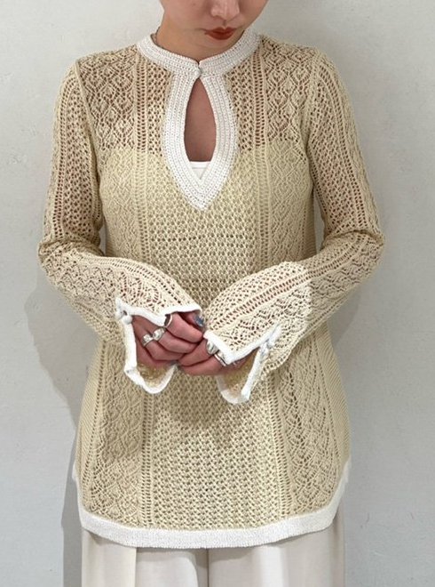 【超美品】TODAYFUL/トゥデイフルPattern Lace Knit