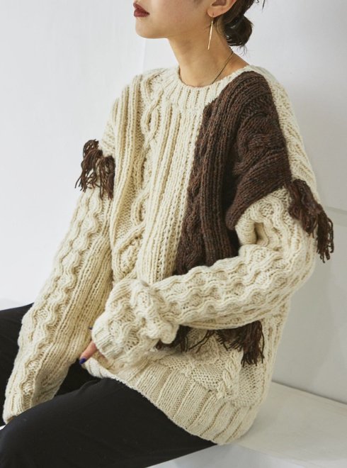 TODAYFUL 完売 Hand Knit Blanket インテリア