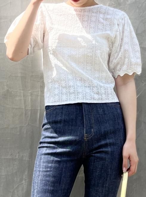 Honey mi Honey/ ハニーミーハニー back open blouse 22春夏. 22S-TA-56 シャツ ブラウスレディース 夏セール60%OFF Honey mi Honey (ハニーミーハニー）back open blouse 22春夏