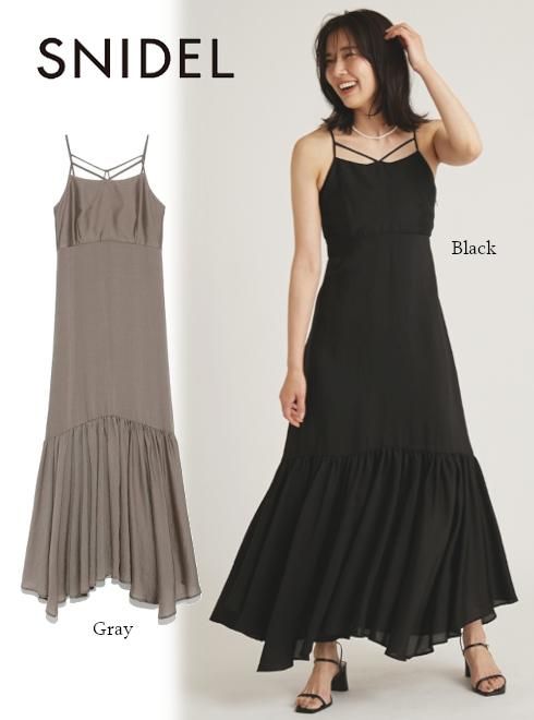 snidel (スナイデル)バックデザインボリュームキャミワンピース 22春夏.【SWFO224015】マキシワンピース - 通販セレクトショップ HeartySelect | TODAYFUL.snidel.CELFORD.converse.Enasoluna等正規取扱 大阪枚方くずは snidel (スナイデル)バックデザインボリュームキャミワンピース 22春夏.【SWFO224015】マキシワンピース - 通販セレクトショップ HeartySelect | TODAYFUL.snidel.CELFORD.converse.Enasoluna等正規取扱 大阪枚方くずは