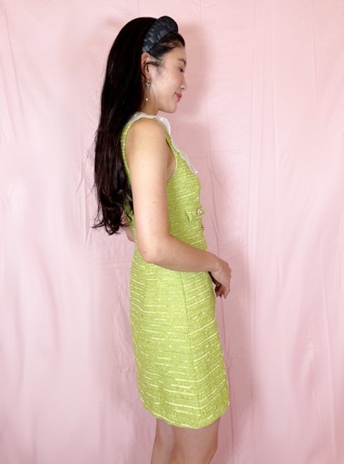 sister jane ()<br>Marina Tweed Mini Dress  22ղ.25SJ03DR1615ۥȥԡ  sp22