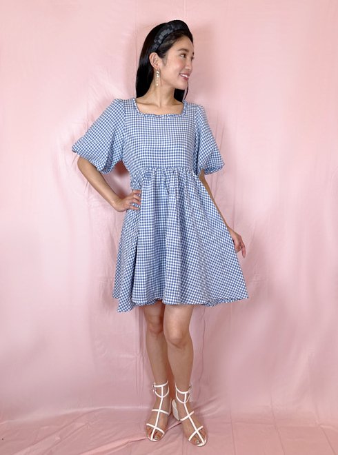 sister jane ()<br>Pebble Gingham Mini Dress  22ղ.25SJ03DR1618ۥե쥢ԡ  sp22