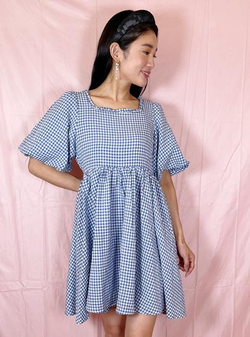 sister jane (シスタージェーン)Pebble Gingham Mini Dress 22春夏.【25SJ03DR1618】フレアワンピース  sp22 - 通販セレクトショップ HeartySelect | ...