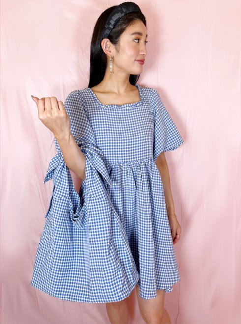 sister jane (シスタージェーン)Pebble Gingham Mini Dress 22春夏.【25SJ03DR1618】フレアワンピース  sp22 - 通販セレクトショップ HeartySelect | ...