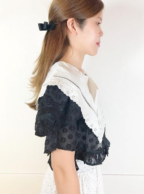 sister jane (シスタージェーン)Spiral Bay Ruffle Top 22春夏.【25SJ03TO488】シャツ・ブラウス - 通販セレクトショップ HeartySelect | TODAYFUL.SNIDEL.CELFORD.COCODEAL等正規取扱 大阪枚方くずは