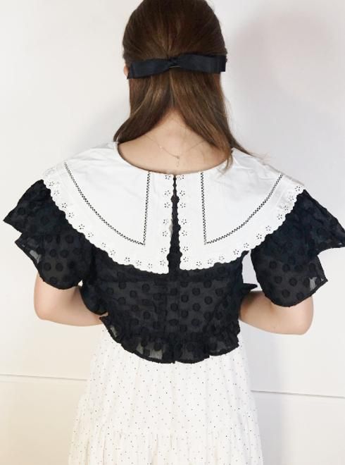 sister jane (シスタージェーン)Spiral Bay Ruffle Top 22春夏.【25SJ03TO488】シャツ・ブラウス -  通販セレクトショップ HeartySelect | TODAYFUL.SNIDEL.CELFORD.COCODEAL等正規取扱　大阪枚方くずは