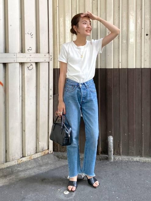 ungrid levi's別注 501crop denim 25 - デニム/ジーンズ