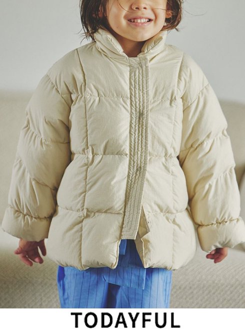 TODAYFUL (トゥデイフル）Standcollar Down Jacket (KIDS) 22秋冬