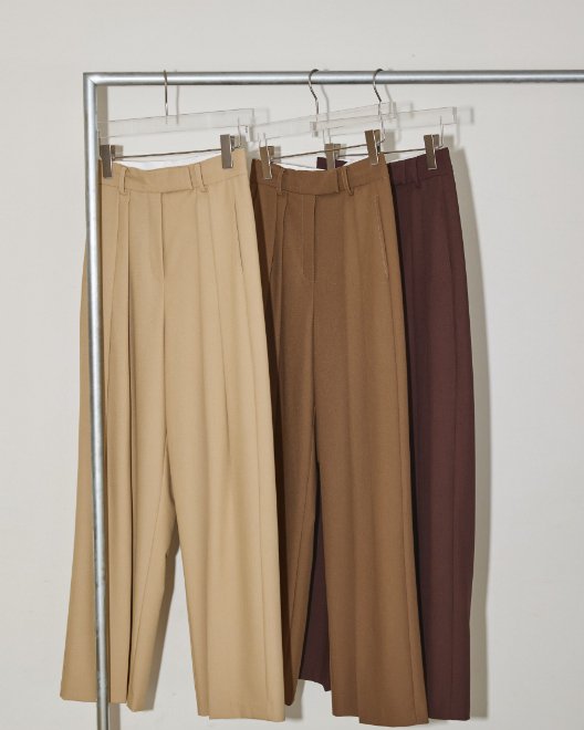 TODAYFUL (トゥデイフル）Wide Twill Trousers☆ 22秋冬.予約 