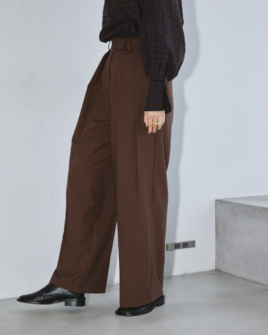 TODAYFUL (トゥデイフル）Wide Twill Trousers☆ 22秋冬予約【12220717 