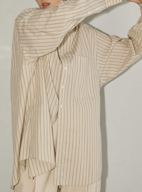 TODAYFUL (トゥデイフル）Sheerstripe Over Shirts☆ 23春夏予約