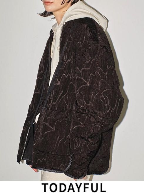 TODAYFUL (トゥデイフル）Jacquard Piping Blouson 23秋冬 【12310104