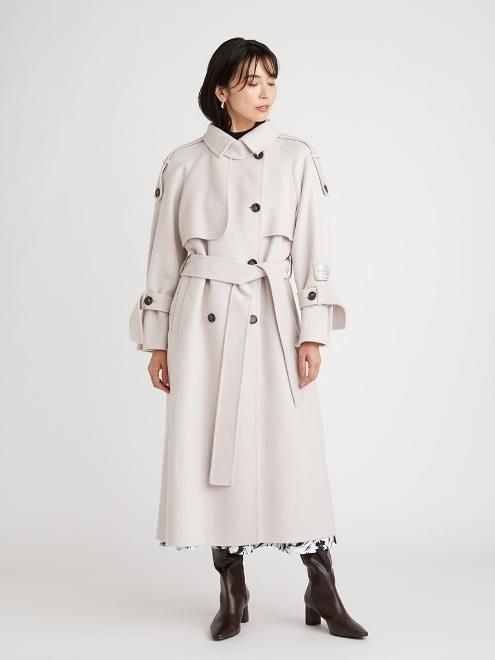 snidel (スナイデル)ウロコカシミアスタンドカラーコート 22秋冬【SWFC224001】ウールコート - 通販セレクトショップ HeartySelect | ..Enasoluna等正規取扱 大阪枚方くずは