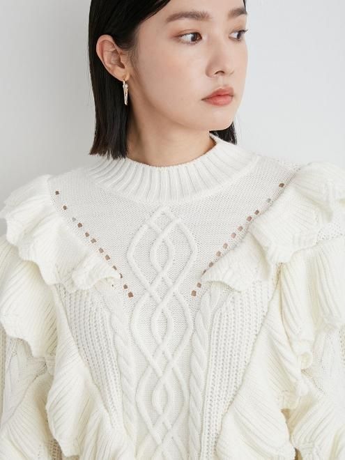 LILY BROWN WINTER COLLECTION 】センシュアルなボウタイコート