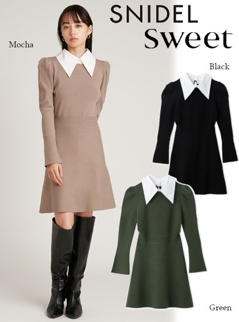 SNIDEL 22AW ワンピース特集 】雑誌SWEETコラボや女性らしく