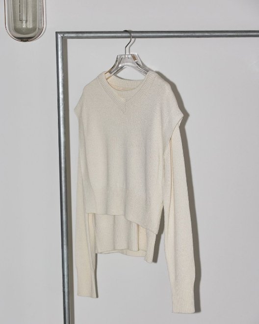 TODAYFUL (トゥデイフル）Layered Slit Knit 23春夏【12310505】ニットトップス (クーポン不可) 23sp -  通販セレクトショップ HeartySelect | TODAYFUL.SNIDEL.CELFORD.COCODEAL等正規取扱　大阪枚方くずは