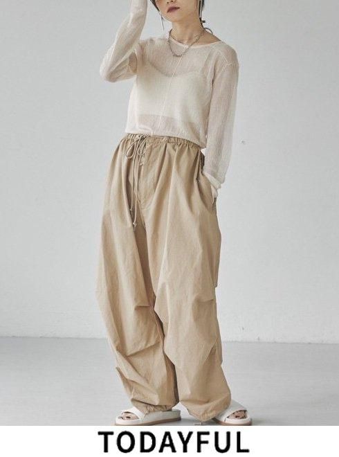 TODAYFUL (トゥデイフル）Boyfriend Nylon Pants★ 23春夏【12310702】パンツ - 通販セレクトショップ  HeartySelect | TODAYFUL.SNIDEL.CELFORD.COCODEAL等正規取扱　大阪枚方くずは