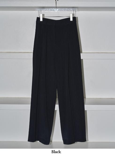 TODAYFUL (トゥデイフル）'Doubletuck Twill Trousers''★ 24秋冬予約2【12310722】パンツ  BLK:8月下旬〜 - 通販セレクトショップ HeartySelect | 