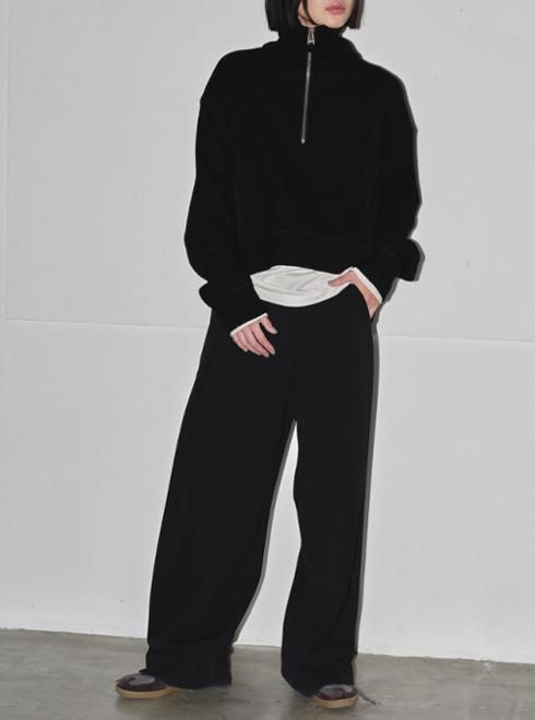 TODAYFUL (トゥデイフル）'Doubletuck Twill Trousers''★ 23秋冬予約2【12310722】パンツ 　 IVR：9月中旬~ BLK：8月下旬～ - 通販セレクトショップ HeartySelect |