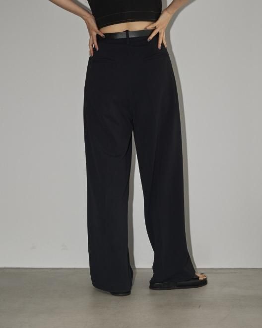 TODAYFUL (トゥデイフル）'Doubletuck Twill Trousers''★ 23秋冬予約2【12310722】パンツ 　 IVR：9月中旬~ BLK：8月下旬～ - 通販セレクトショップ HeartySelect |