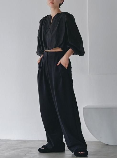 TODAYFUL (トゥデイフル）Doubletuck Twill Trousers☆ 23秋冬2