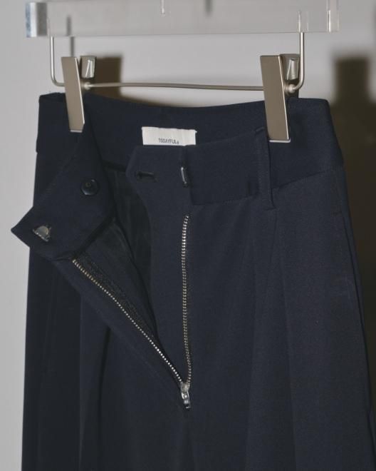 TODAYFUL (トゥデイフル）Doubletuck Twill Trousers☆ 23秋冬2