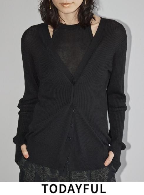 TODAYFUL (ȥǥե<br>Layered Knit Cardigan  23ղơ12310520ۥǥ 