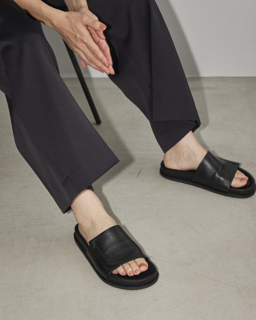 TODAYFUL (トゥデイフル）Leather Slide Sandals☆ 23春夏予約