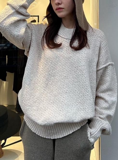 TODAYFUL Cottonlinen Over Knit トゥデイフル-