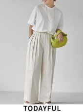 TODAYFUL (トゥデイフル）Georgette Rough Trousers 21春夏.【12110726 