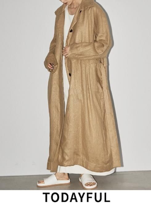 Linen Trench Coat TODAYFUL life's-