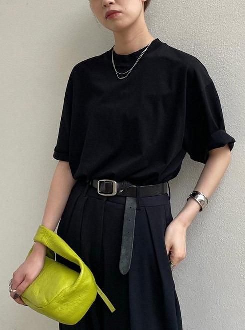 TODAYFUL (トゥデイフル）Cotton Silk Useful Halfsleeve T