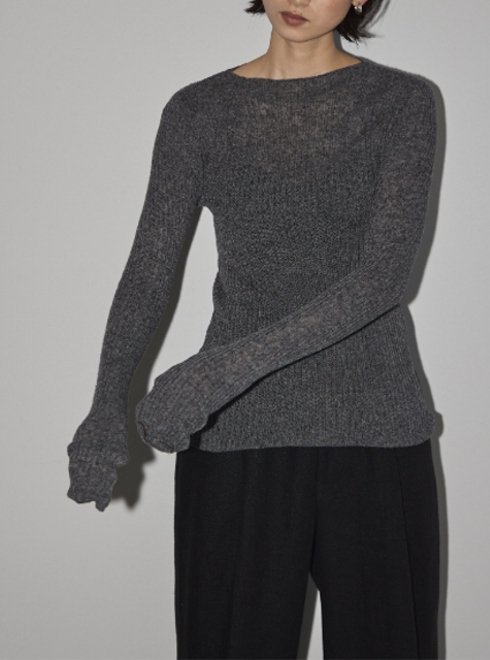 TODAYFUL (トゥデイフル）Boatneck Rib Knit☆ 23春夏【12310502