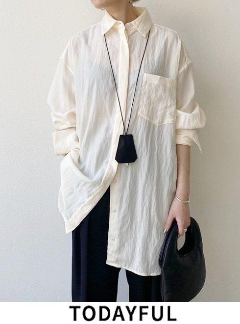 TODAYFUL (トゥデイフル）Silky Pocket Shirts☆ 23秋冬予約2