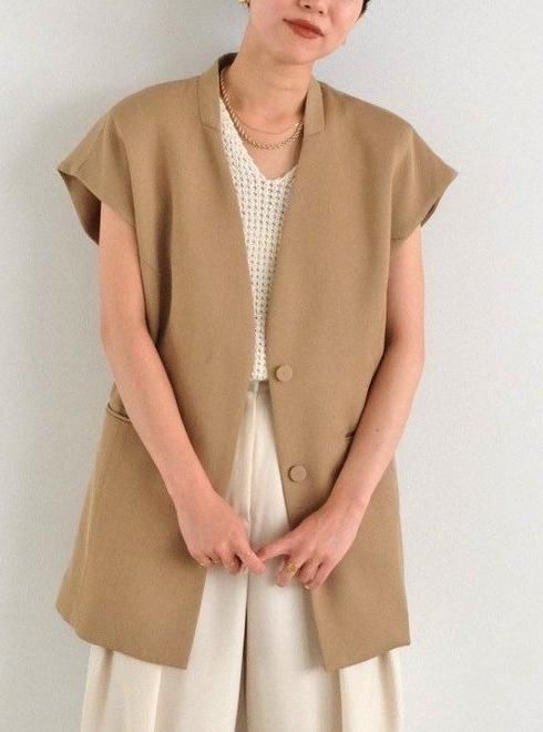 タグ付新品 todayful Satin Over Vest