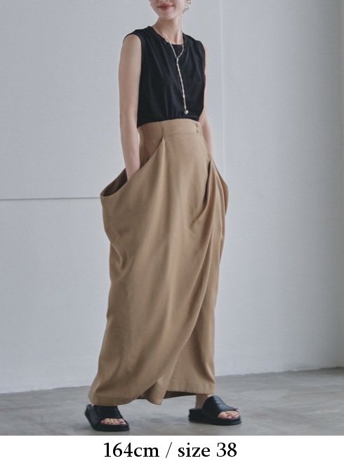 80/20クロス todayful drape satin skirt - 通販 - zumayaverde.com