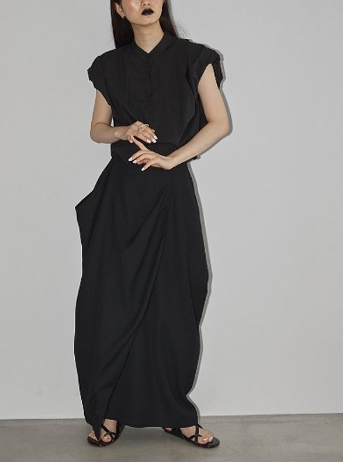 TODAYFUL Drape Satin Skirt | www.unimac.az