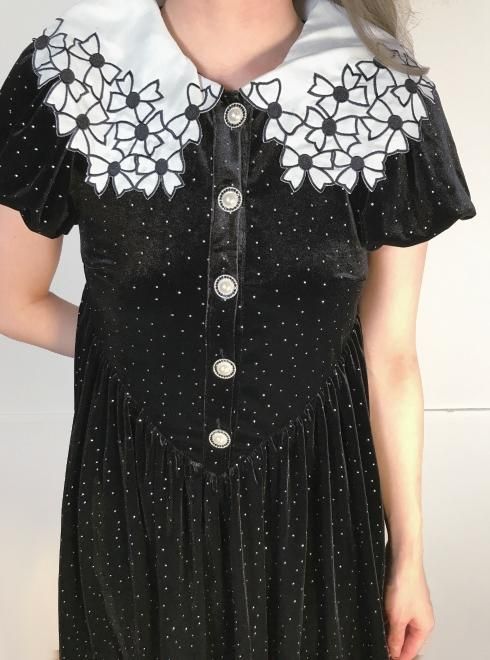 sister jane (シスタージェーン)Star Velvet Mini Dress 22秋冬.【26SJ02DR1694】フレアワンピース  22ws - 通販セレクトショップ HeartySelect |